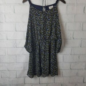Love Womens Cold Shoulder Key Hole Dress Size Small